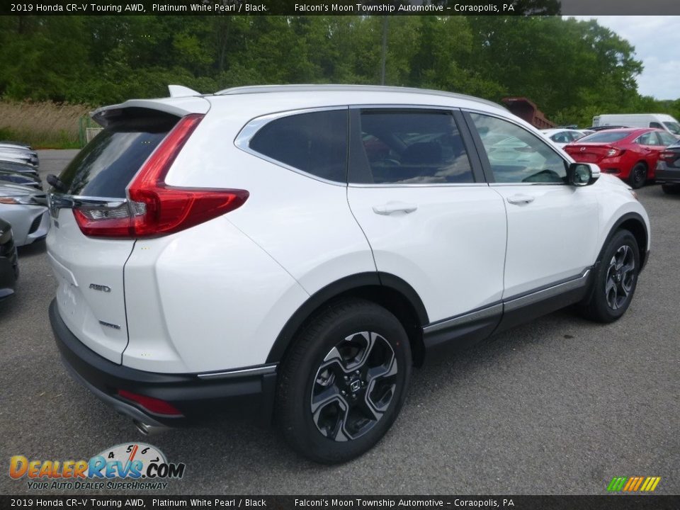 2019 Honda CR-V Touring AWD Platinum White Pearl / Black Photo #4