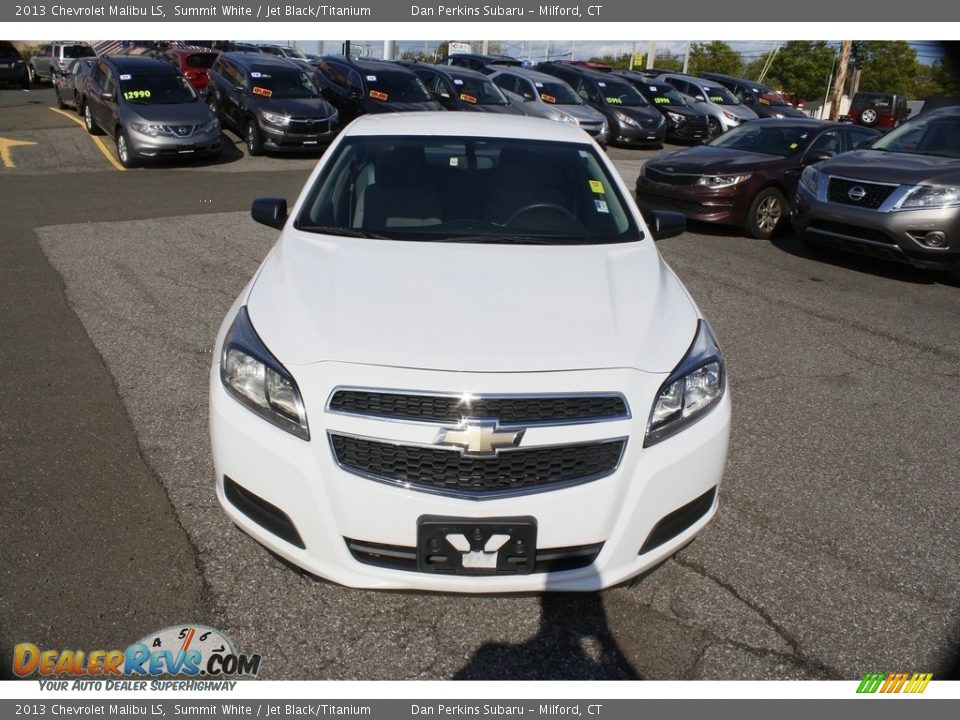2013 Chevrolet Malibu LS Summit White / Jet Black/Titanium Photo #2