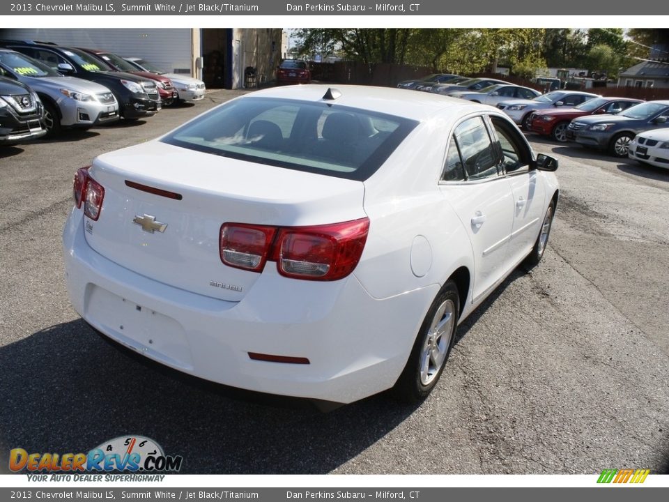 2013 Chevrolet Malibu LS Summit White / Jet Black/Titanium Photo #5