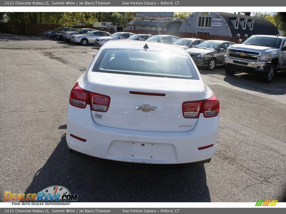 2013 Chevrolet Malibu LS Summit White / Jet Black/Titanium Photo #6