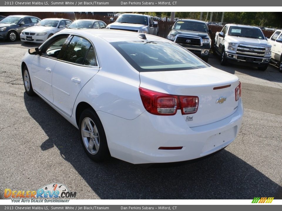 2013 Chevrolet Malibu LS Summit White / Jet Black/Titanium Photo #7