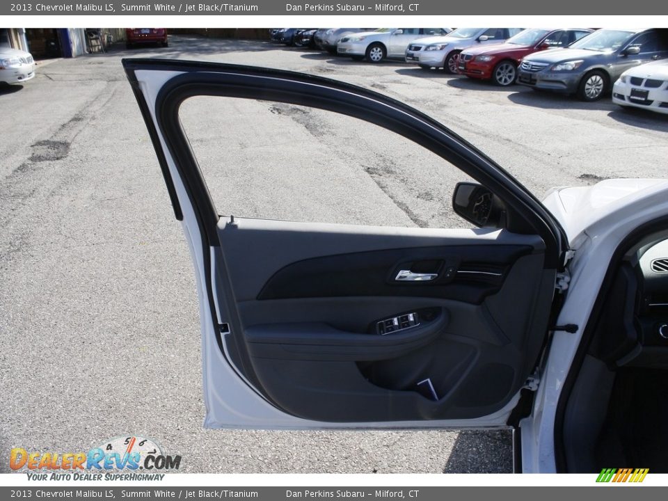 2013 Chevrolet Malibu LS Summit White / Jet Black/Titanium Photo #9