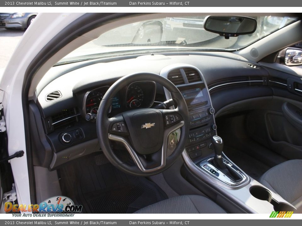 2013 Chevrolet Malibu LS Summit White / Jet Black/Titanium Photo #10
