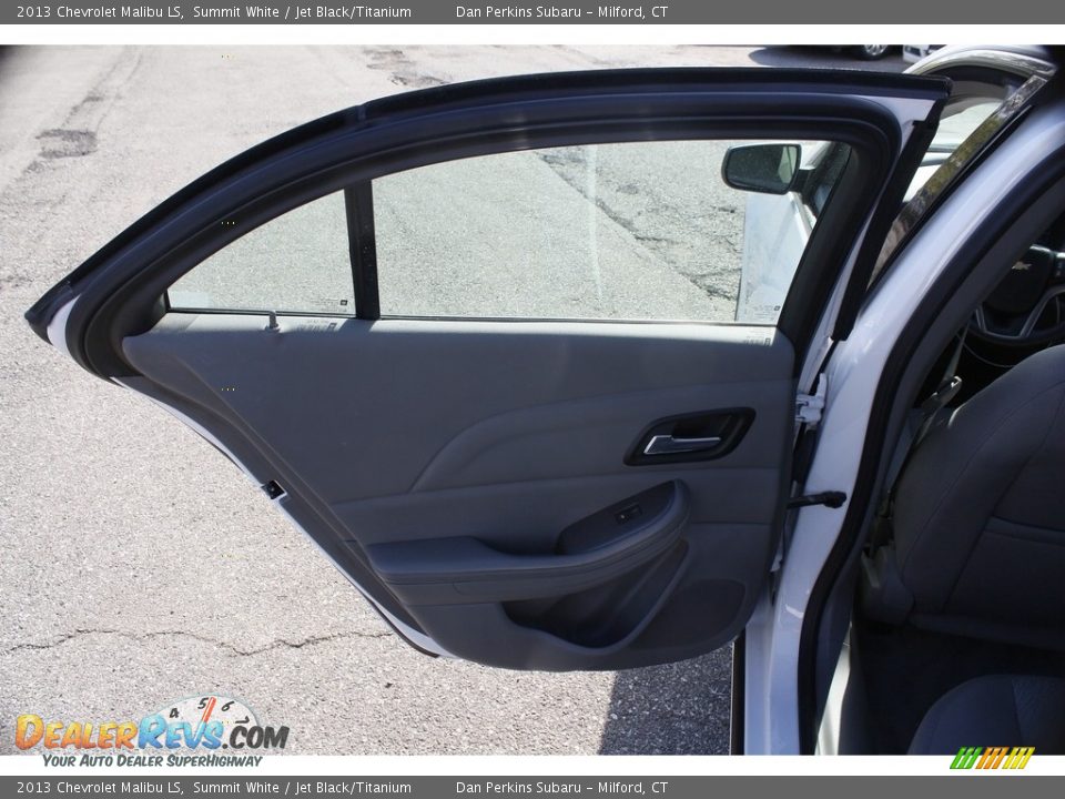 2013 Chevrolet Malibu LS Summit White / Jet Black/Titanium Photo #11