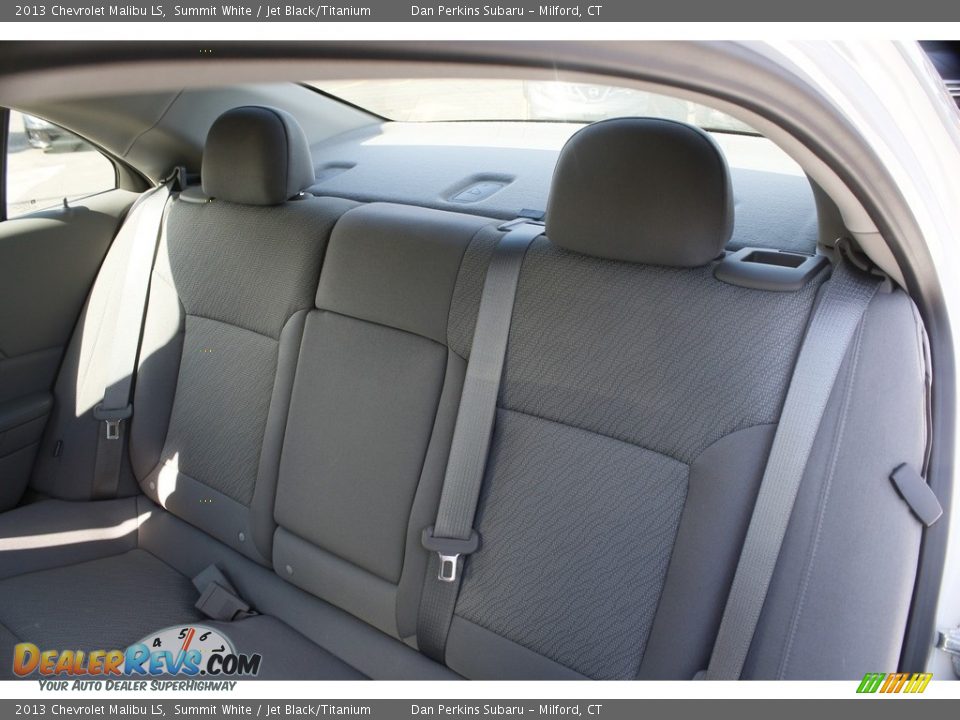 2013 Chevrolet Malibu LS Summit White / Jet Black/Titanium Photo #12