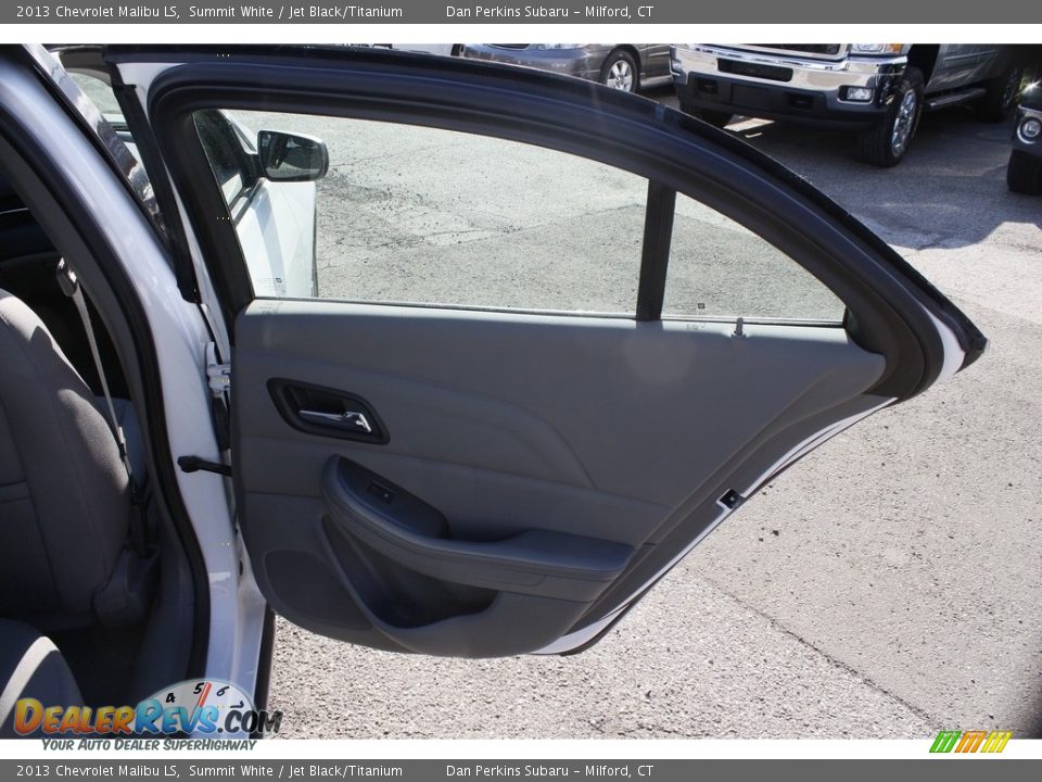 2013 Chevrolet Malibu LS Summit White / Jet Black/Titanium Photo #13