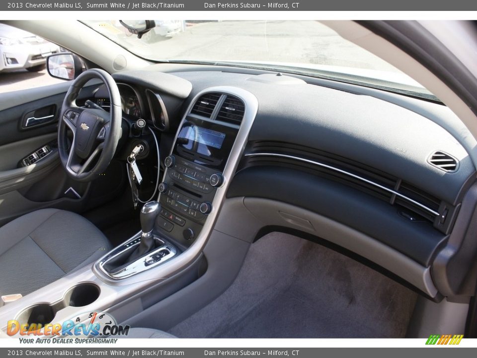 2013 Chevrolet Malibu LS Summit White / Jet Black/Titanium Photo #14