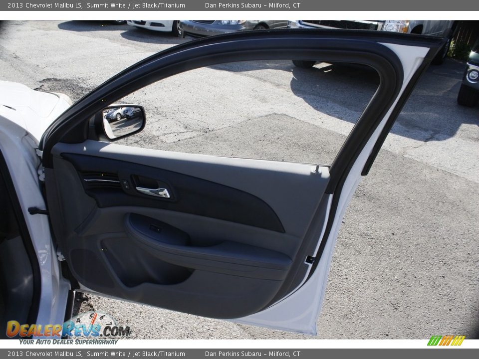 2013 Chevrolet Malibu LS Summit White / Jet Black/Titanium Photo #15