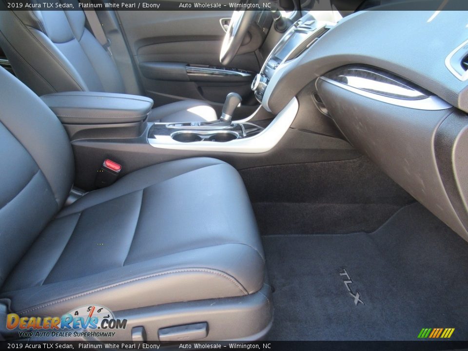2019 Acura TLX Sedan Platinum White Pearl / Ebony Photo #14