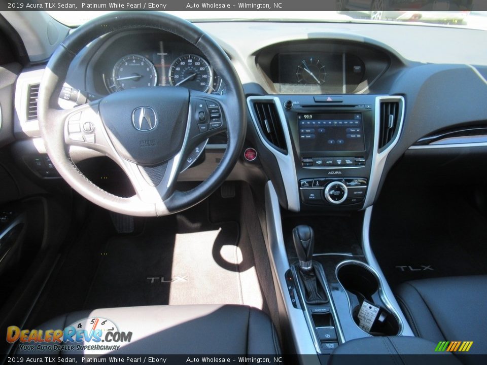 2019 Acura TLX Sedan Platinum White Pearl / Ebony Photo #16