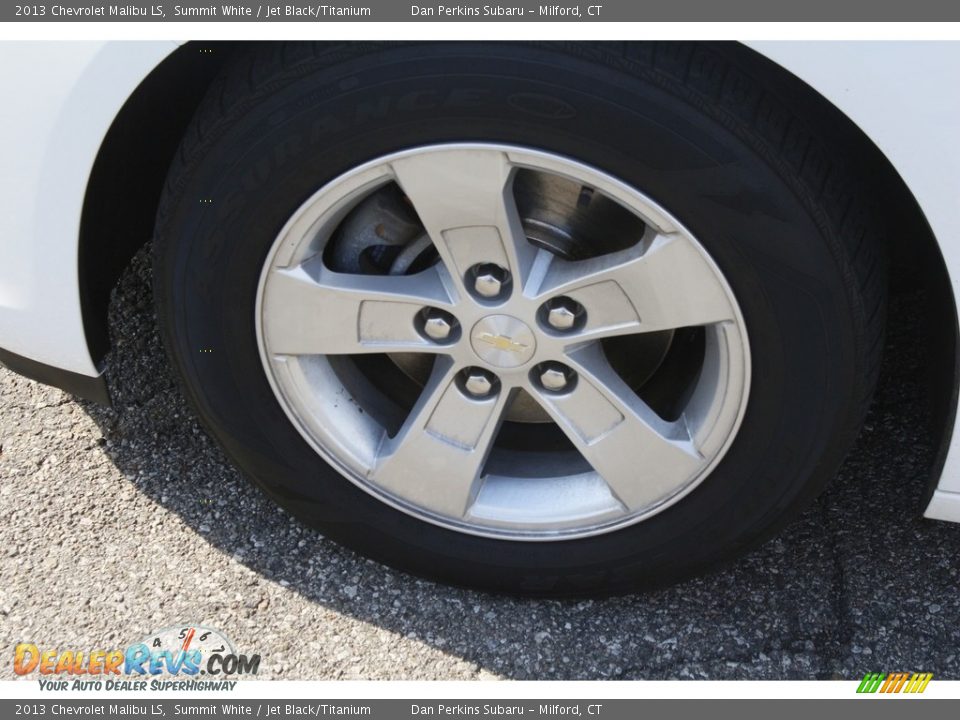 2013 Chevrolet Malibu LS Summit White / Jet Black/Titanium Photo #19