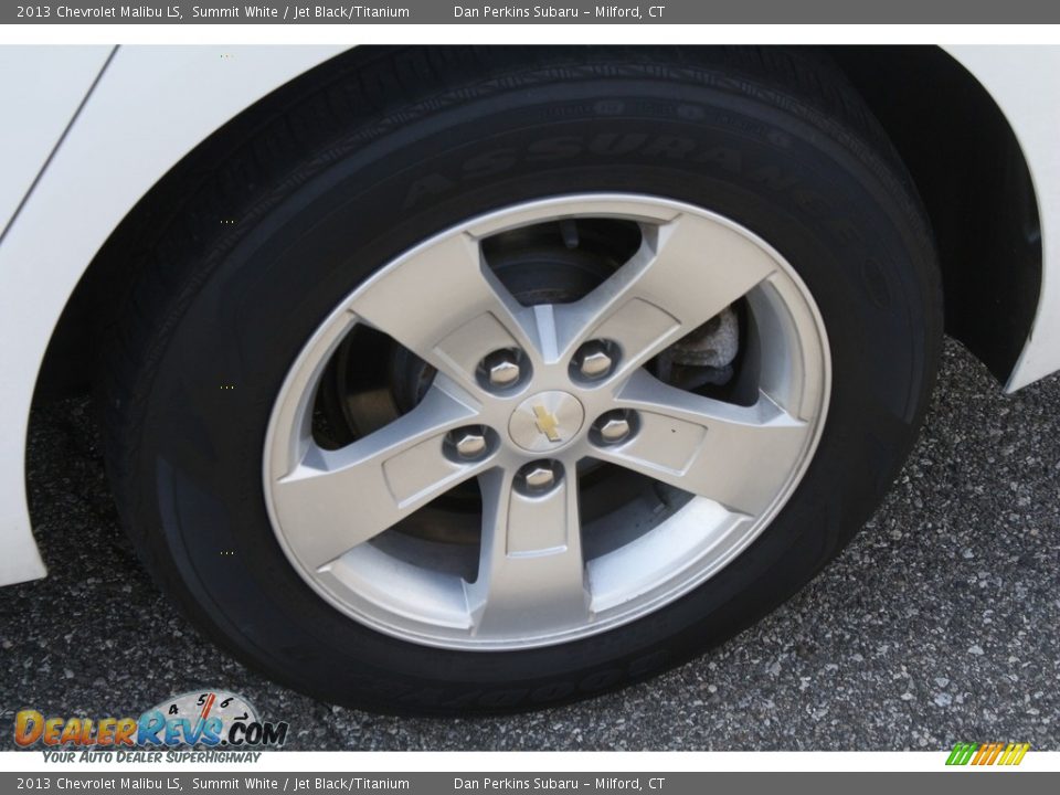 2013 Chevrolet Malibu LS Summit White / Jet Black/Titanium Photo #20