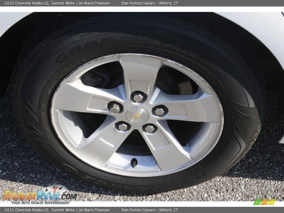 2013 Chevrolet Malibu LS Summit White / Jet Black/Titanium Photo #21