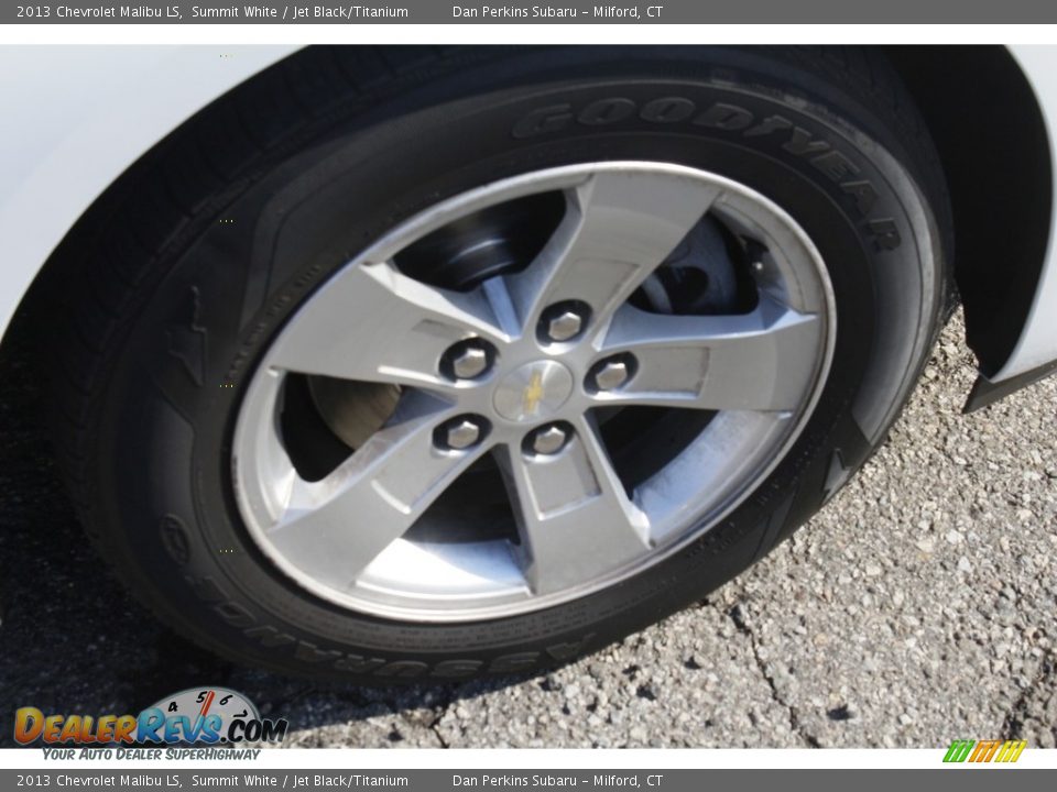 2013 Chevrolet Malibu LS Summit White / Jet Black/Titanium Photo #22