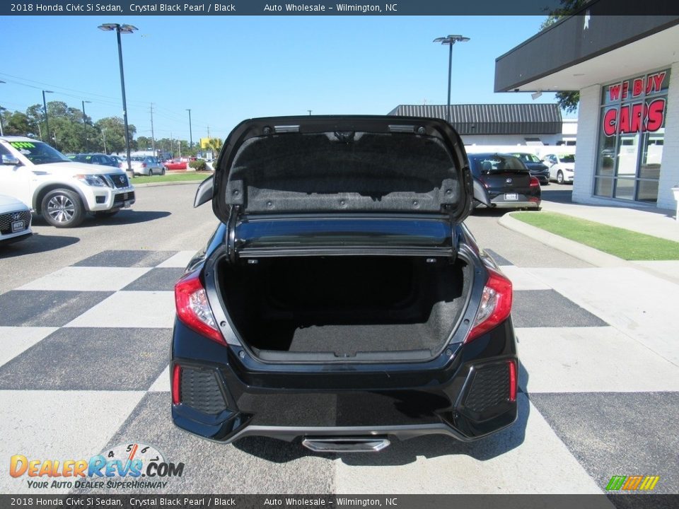 2018 Honda Civic Si Sedan Crystal Black Pearl / Black Photo #5
