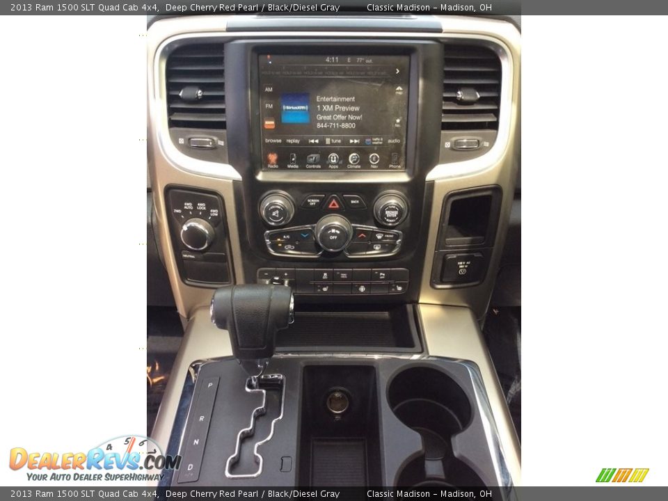 2013 Ram 1500 SLT Quad Cab 4x4 Deep Cherry Red Pearl / Black/Diesel Gray Photo #20