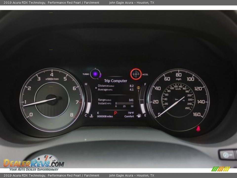 2019 Acura RDX Technology Performance Red Pearl / Parchment Photo #33