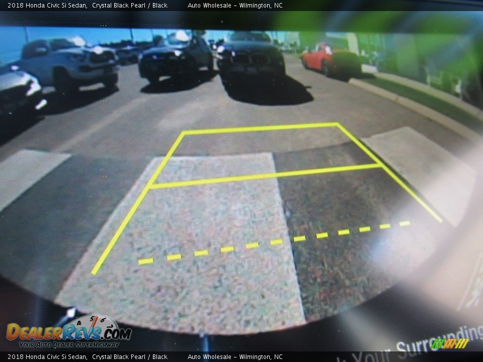 2018 Honda Civic Si Sedan Crystal Black Pearl / Black Photo #18