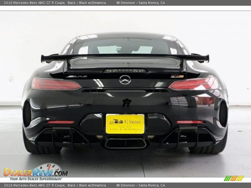 2019 Mercedes-Benz AMG GT R Coupe Black / Black w/Dinamica Photo #3