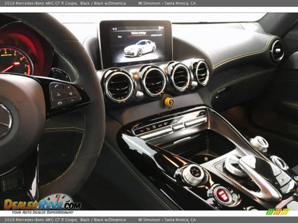 2019 Mercedes-Benz AMG GT R Coupe Black / Black w/Dinamica Photo #5