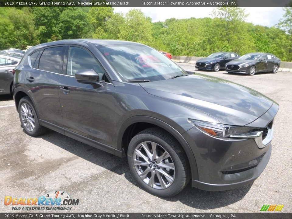 2019 Mazda CX-5 Grand Touring AWD Machine Gray Metallic / Black Photo #3