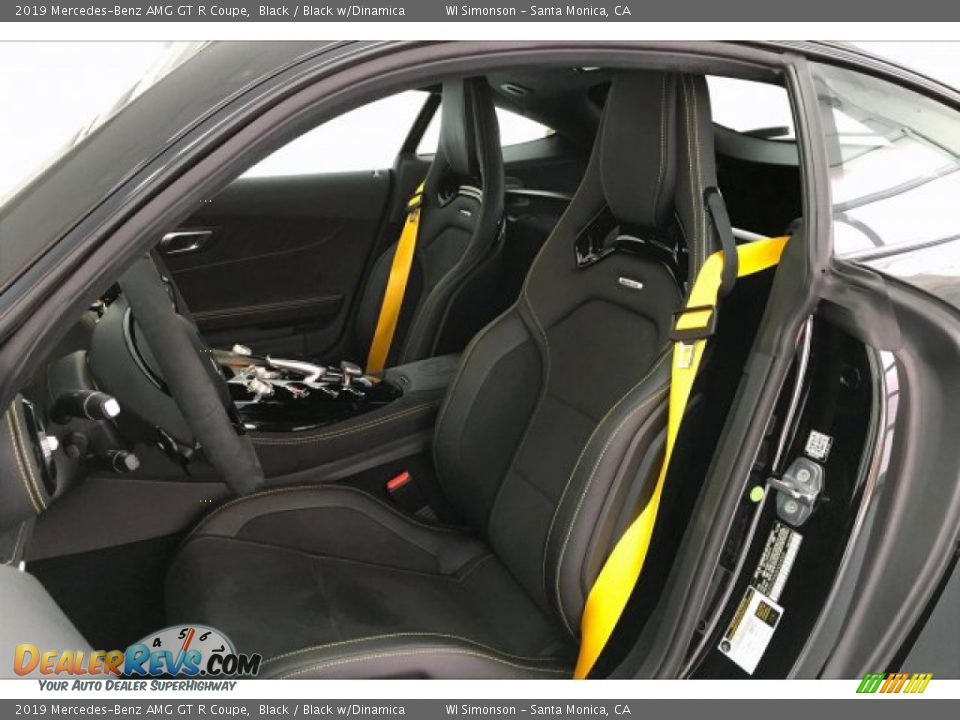 Black w/Dinamica Interior - 2019 Mercedes-Benz AMG GT R Coupe Photo #13