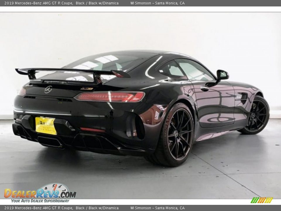 2019 Mercedes-Benz AMG GT R Coupe Black / Black w/Dinamica Photo #14