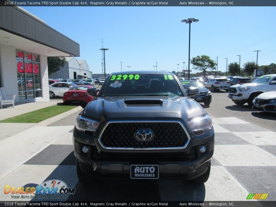 2018 Toyota Tacoma TRD Sport Double Cab 4x4 Magnetic Gray Metallic / Graphite w/Gun Metal Photo #2