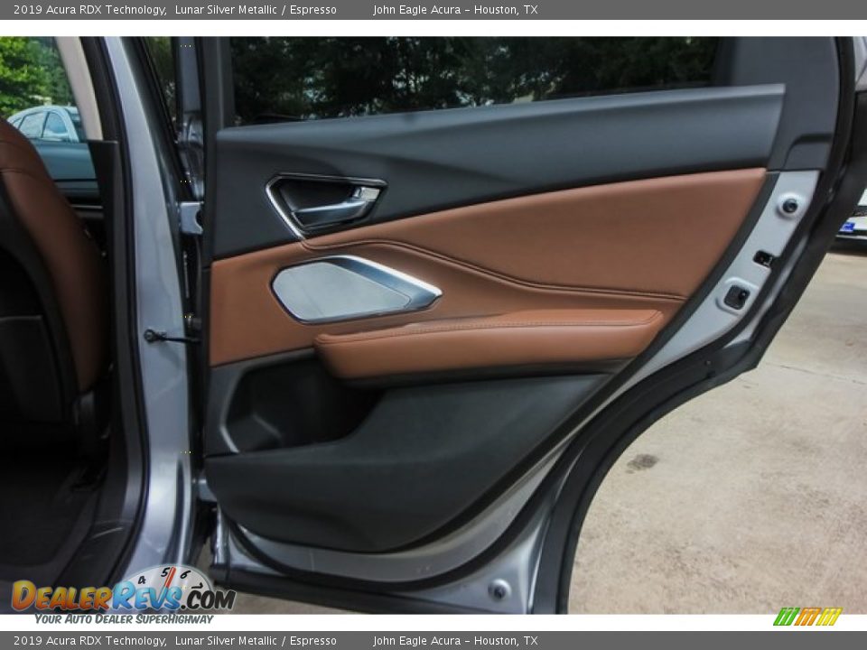 2019 Acura RDX Technology Lunar Silver Metallic / Espresso Photo #21