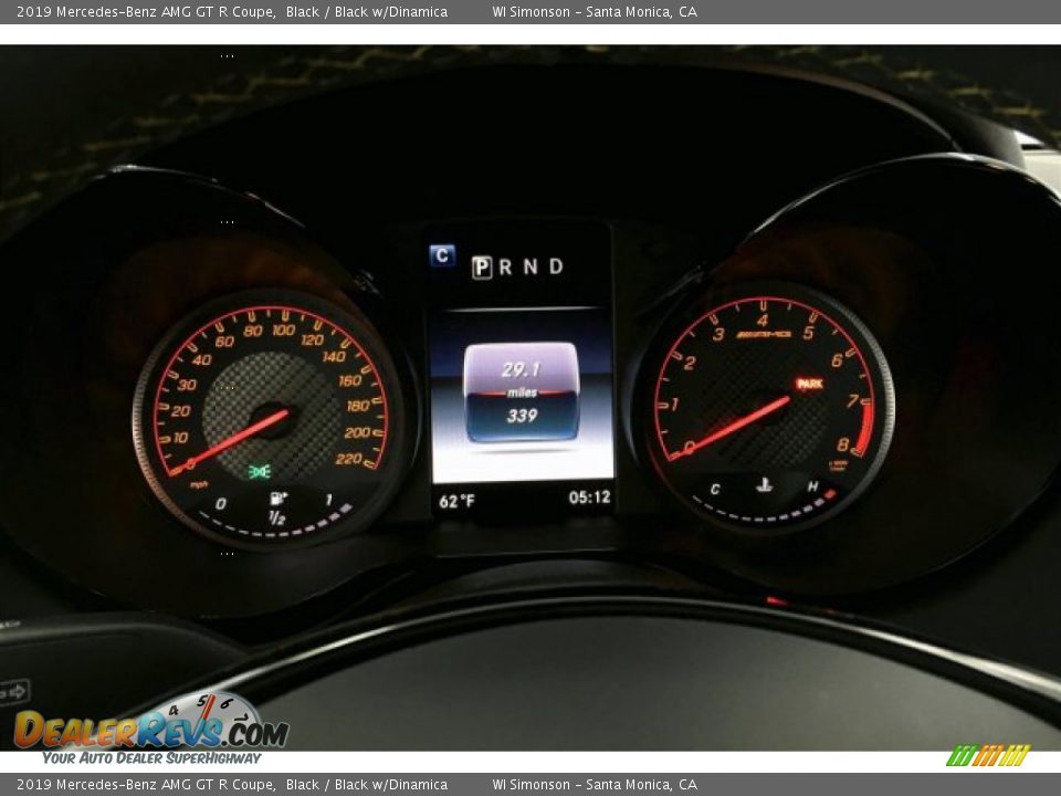 2019 Mercedes-Benz AMG GT R Coupe Gauges Photo #18