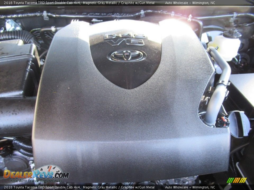 2018 Toyota Tacoma TRD Sport Double Cab 4x4 Magnetic Gray Metallic / Graphite w/Gun Metal Photo #6