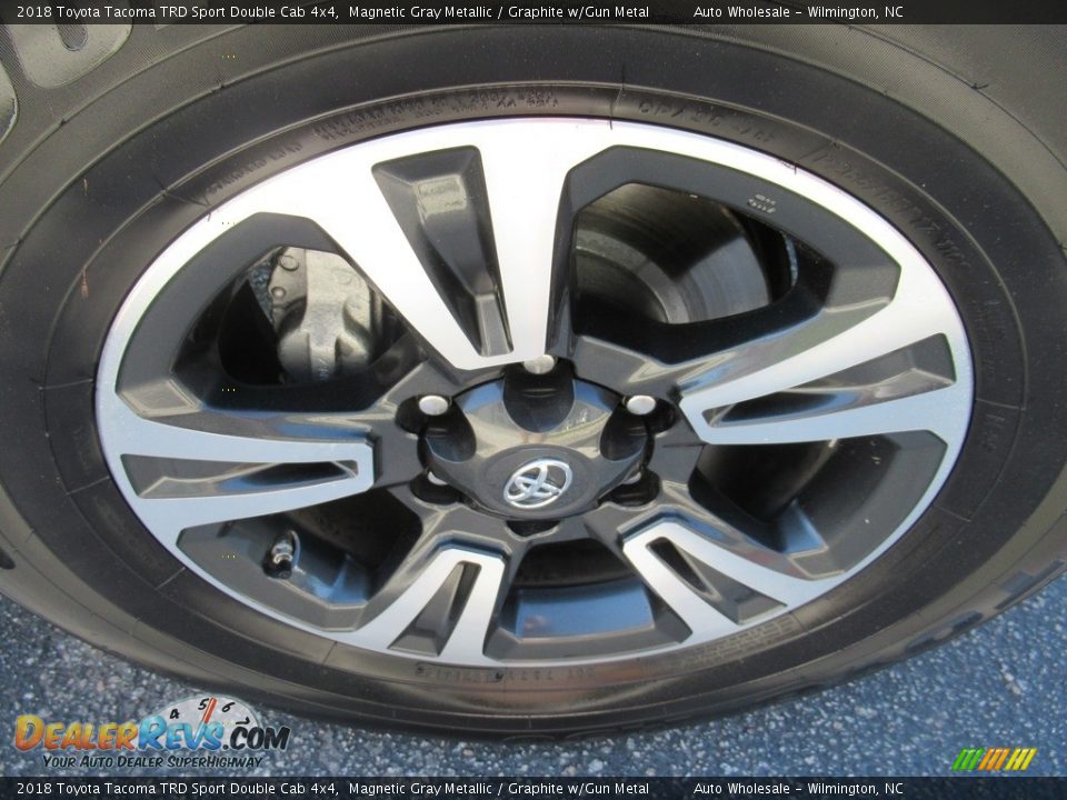 2018 Toyota Tacoma TRD Sport Double Cab 4x4 Magnetic Gray Metallic / Graphite w/Gun Metal Photo #7