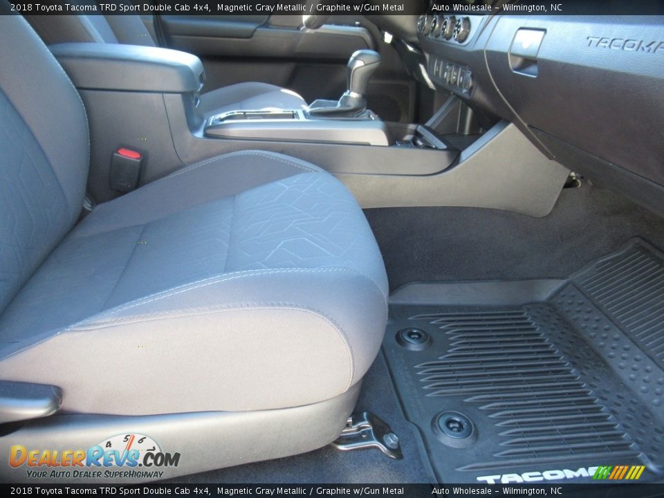 2018 Toyota Tacoma TRD Sport Double Cab 4x4 Magnetic Gray Metallic / Graphite w/Gun Metal Photo #12