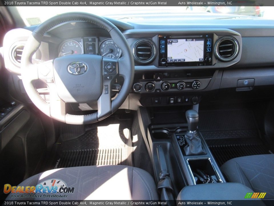 2018 Toyota Tacoma TRD Sport Double Cab 4x4 Magnetic Gray Metallic / Graphite w/Gun Metal Photo #14