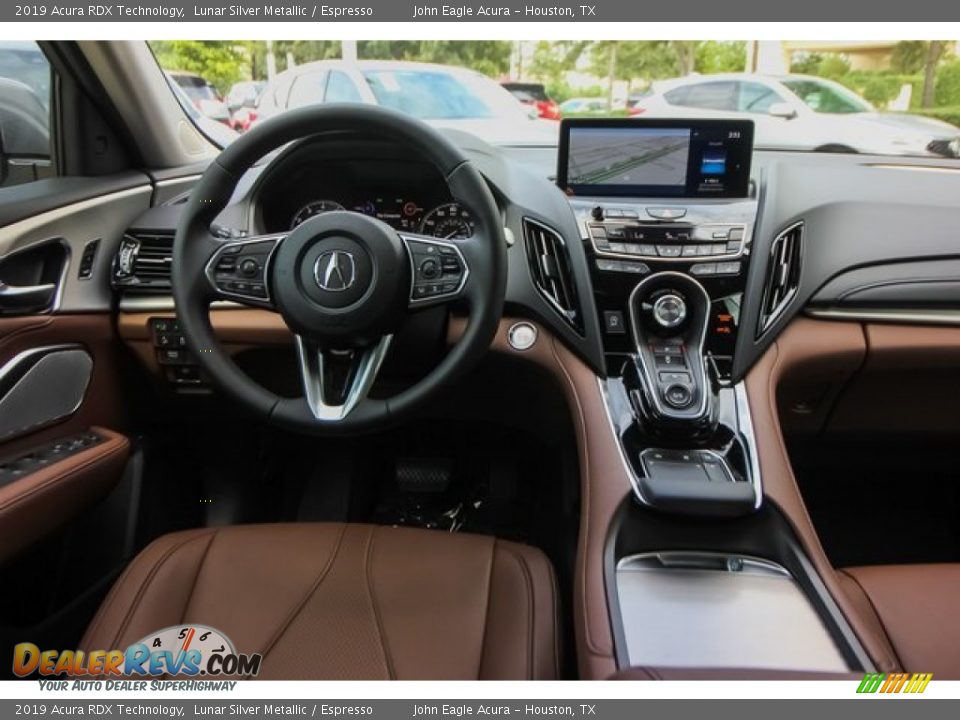 2019 Acura RDX Technology Lunar Silver Metallic / Espresso Photo #26