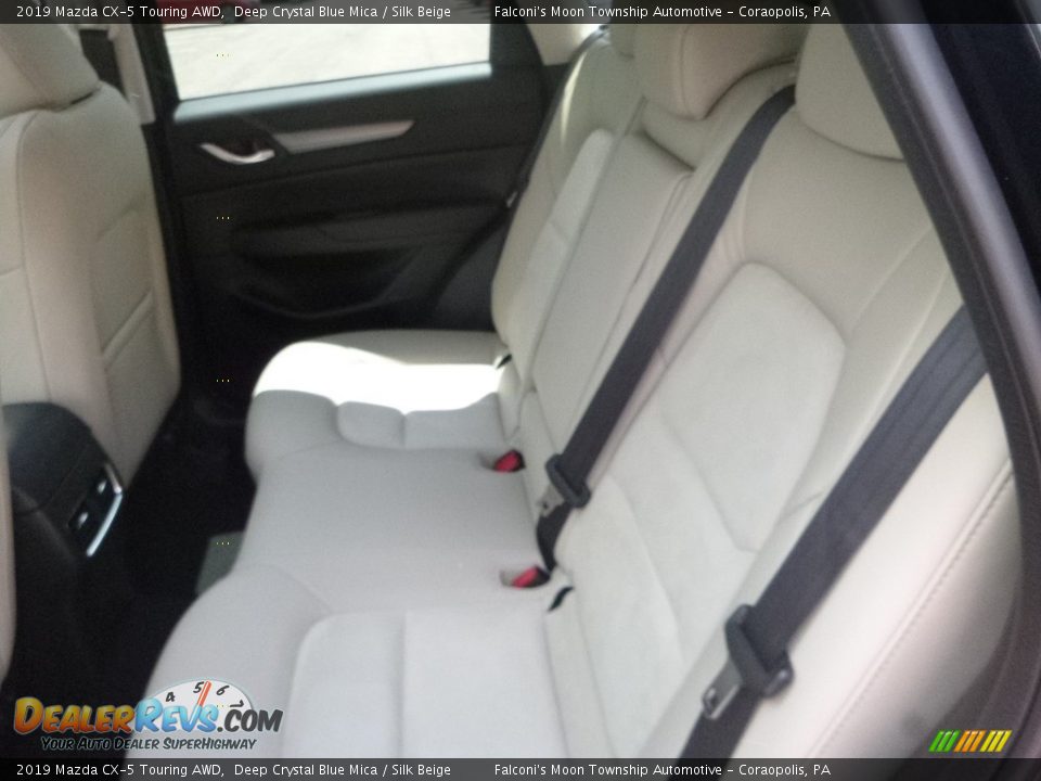 2019 Mazda CX-5 Touring AWD Deep Crystal Blue Mica / Silk Beige Photo #8