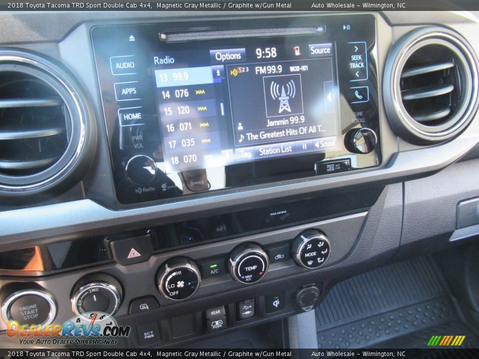 2018 Toyota Tacoma TRD Sport Double Cab 4x4 Magnetic Gray Metallic / Graphite w/Gun Metal Photo #17