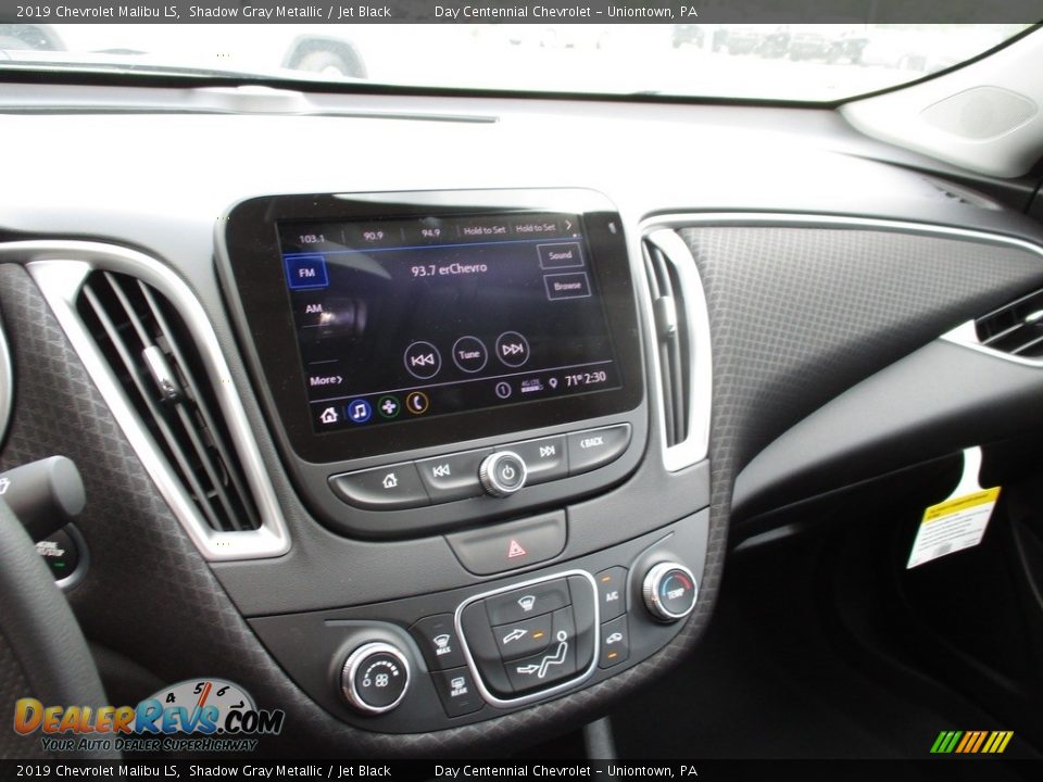 2019 Chevrolet Malibu LS Shadow Gray Metallic / Jet Black Photo #13