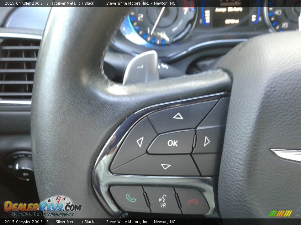 2015 Chrysler 200 S Billet Silver Metallic / Black Photo #16
