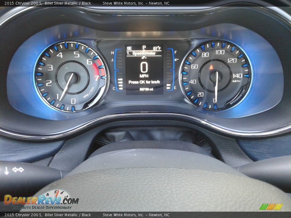 2015 Chrysler 200 S Billet Silver Metallic / Black Photo #18