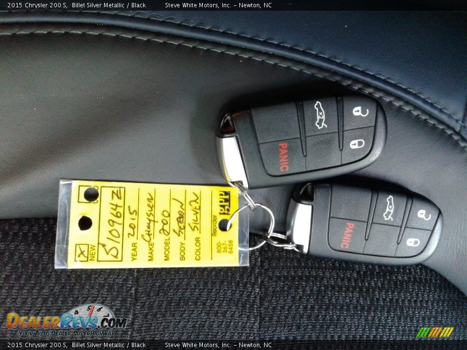 2015 Chrysler 200 S Billet Silver Metallic / Black Photo #25
