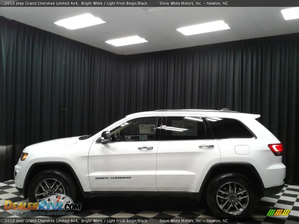 2019 Jeep Grand Cherokee Limited 4x4 Bright White / Light Frost Beige/Black Photo #1