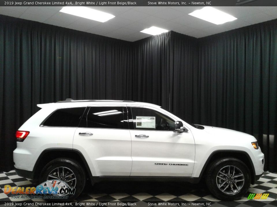 2019 Jeep Grand Cherokee Limited 4x4 Bright White / Light Frost Beige/Black Photo #5