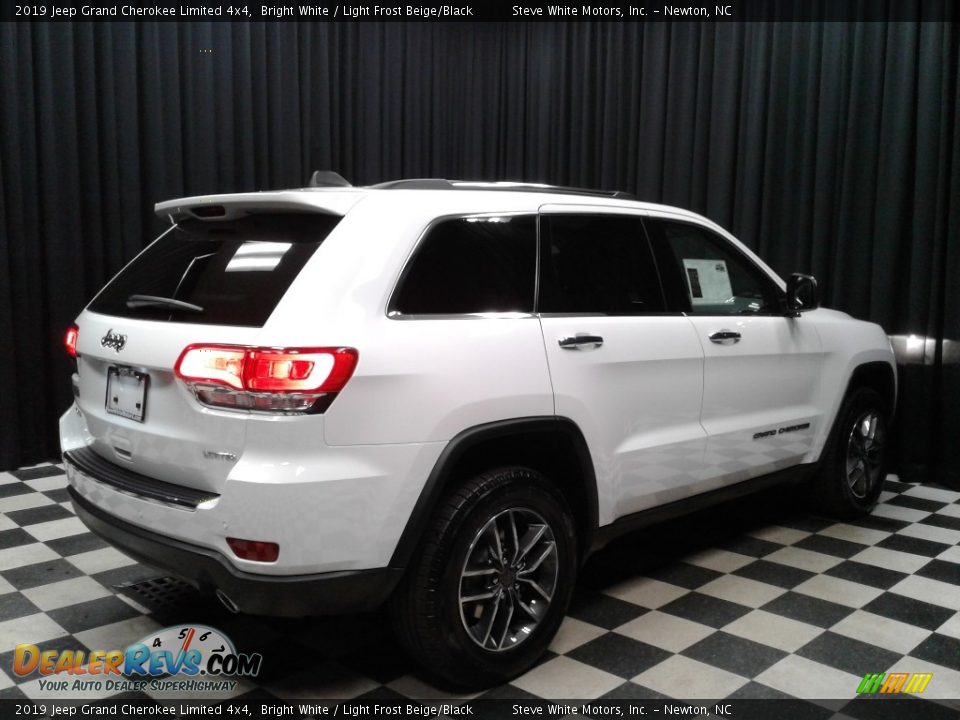 2019 Jeep Grand Cherokee Limited 4x4 Bright White / Light Frost Beige/Black Photo #6