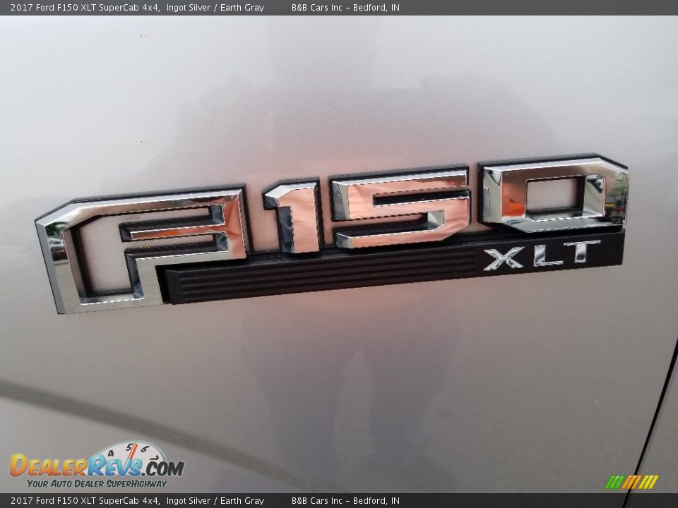 2017 Ford F150 XLT SuperCab 4x4 Ingot Silver / Earth Gray Photo #9