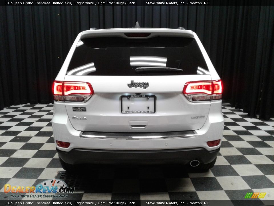 2019 Jeep Grand Cherokee Limited 4x4 Bright White / Light Frost Beige/Black Photo #7