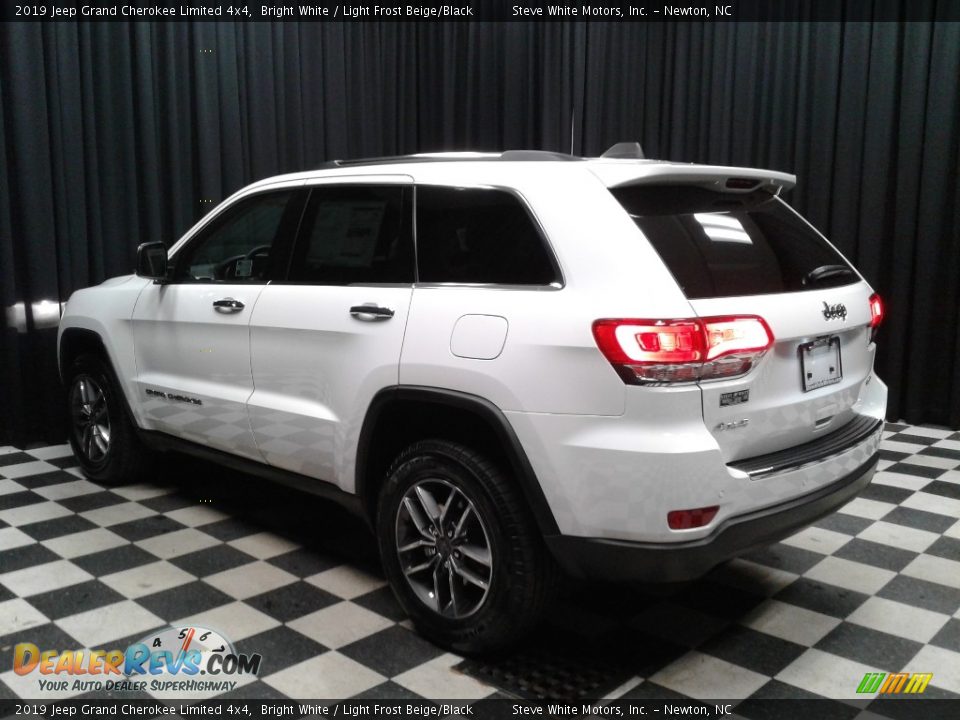 2019 Jeep Grand Cherokee Limited 4x4 Bright White / Light Frost Beige/Black Photo #8