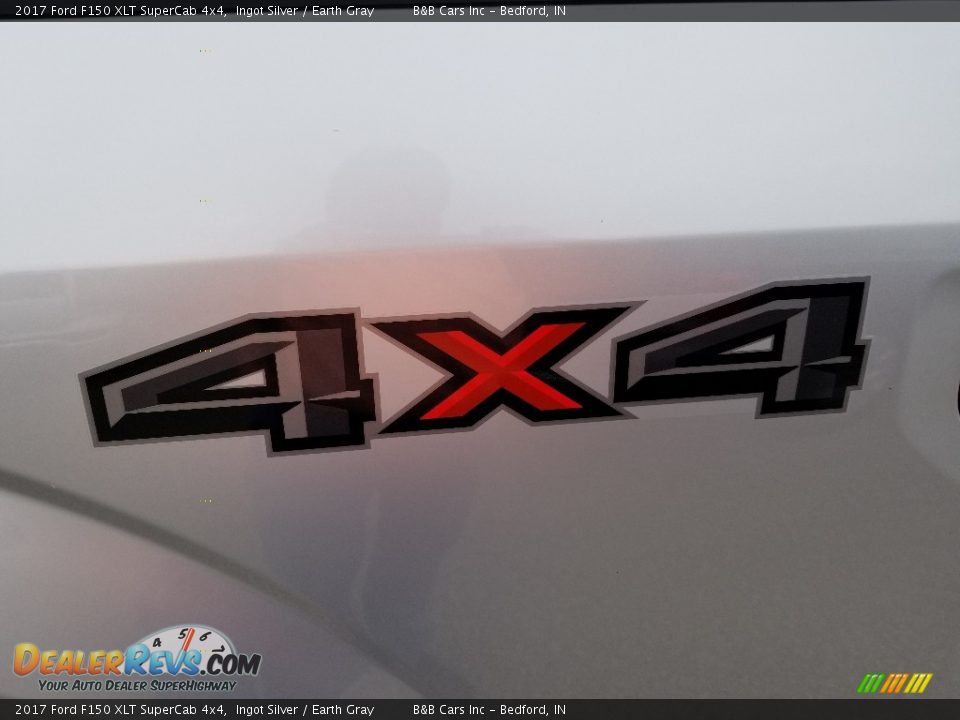 2017 Ford F150 XLT SuperCab 4x4 Ingot Silver / Earth Gray Photo #11