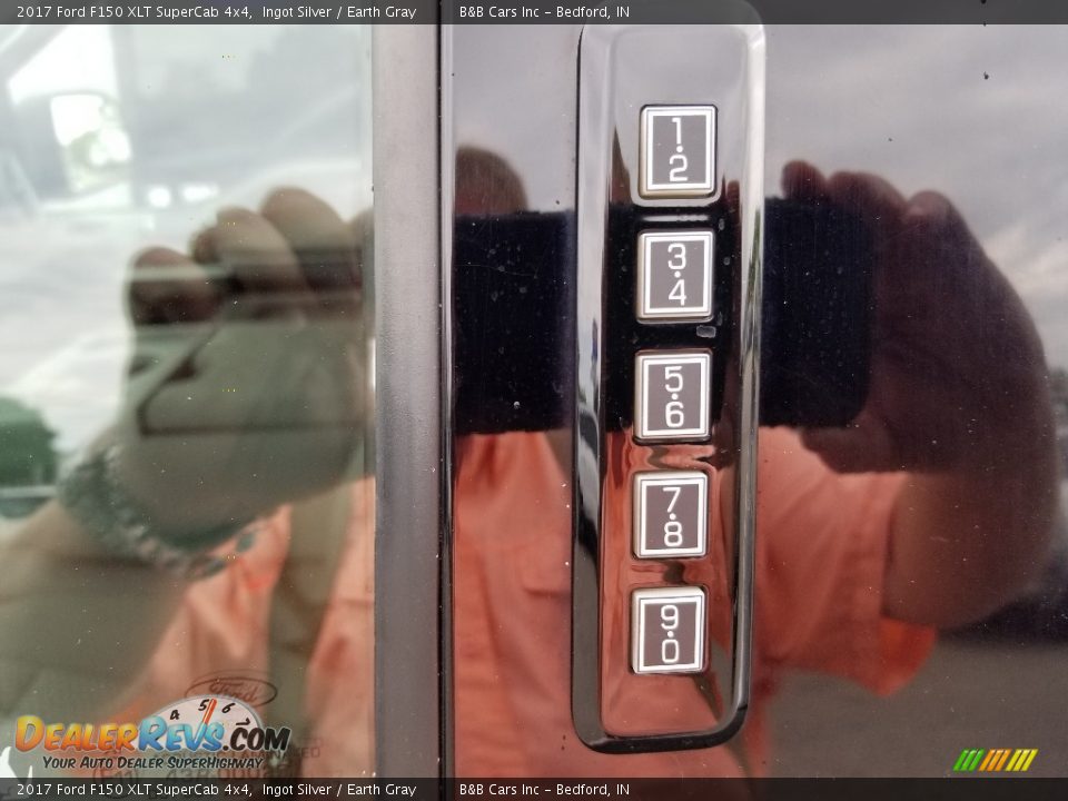 2017 Ford F150 XLT SuperCab 4x4 Ingot Silver / Earth Gray Photo #14