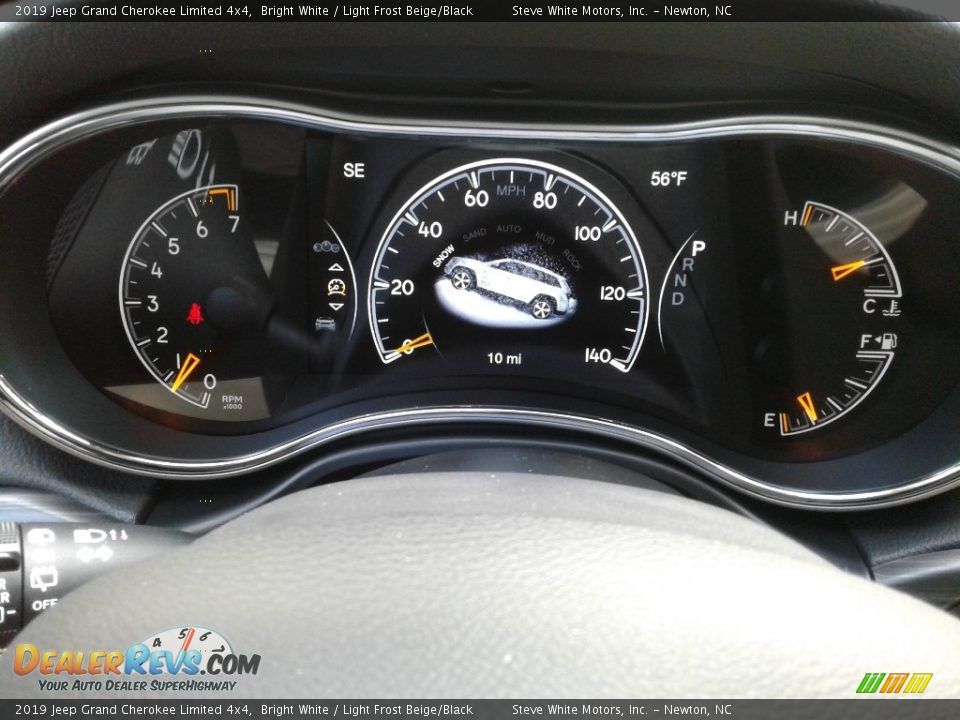 2019 Jeep Grand Cherokee Limited 4x4 Bright White / Light Frost Beige/Black Photo #19